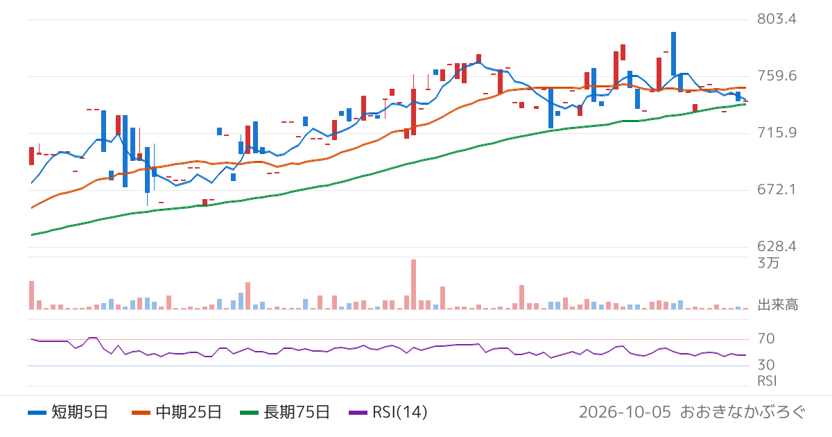 野村アセットマネジメント株式会社　ＮＥＸＴ　ＦＵＮＤＳ　日経３００株価指数連動型上場投信（1319）の株価チャート